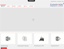 Tablet Screenshot of cloud4you.biz